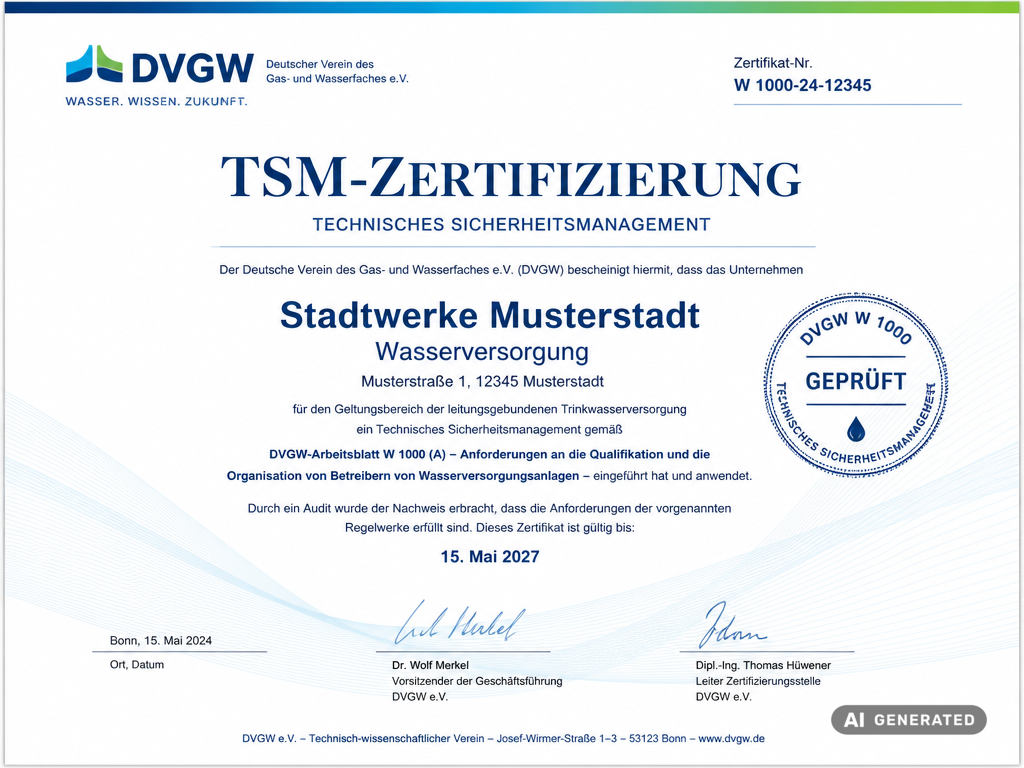 TSM-Zertifizierung